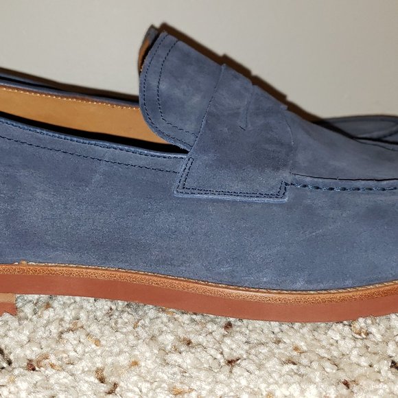 Antonio Maurizi Suede Penny Loafers NEW main image 4